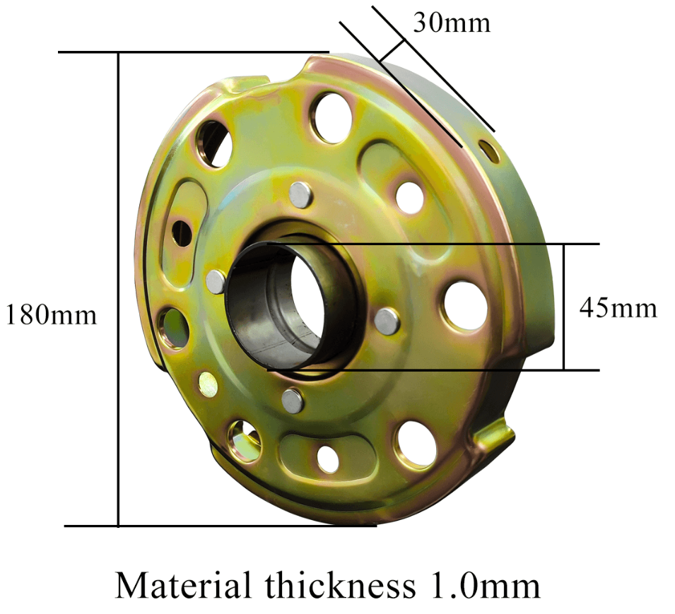 Galvanized Steel Rolling Shutter Door Flywheel For Australian Type Doors Customizable