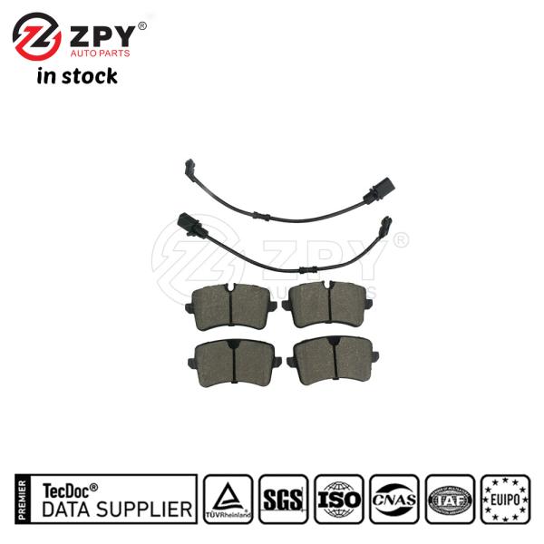 ZPY Brake Shoes with Linings for Audi A8 D4 VW Porsche 4H0698451A