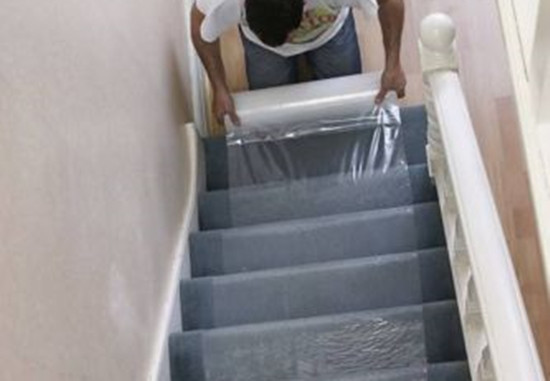 собственной личности покрытия пола 0.063mm фильм предохранения от ковра защитной временной слипчивый