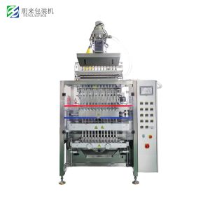 4/6 Lane Powder Packing Machine 30-50 Ppm 220V Servo For Back Seal Pouches