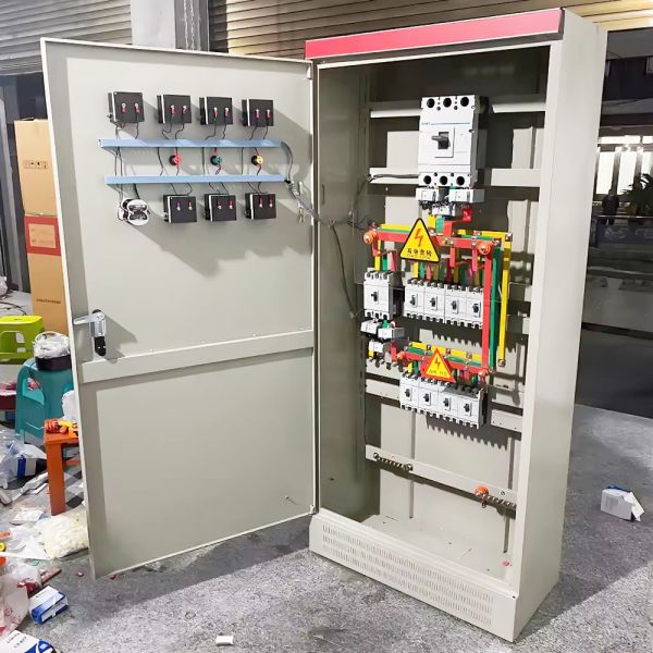IP54 Waterproof Electrical Control Cabinet with Cold Rolled Steel Construction and Modular Design for Power Distribution