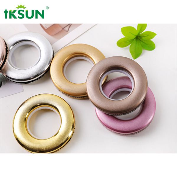 Decorative Plastic Curtain Eyelet Rings With 40mm 50mm Diameter