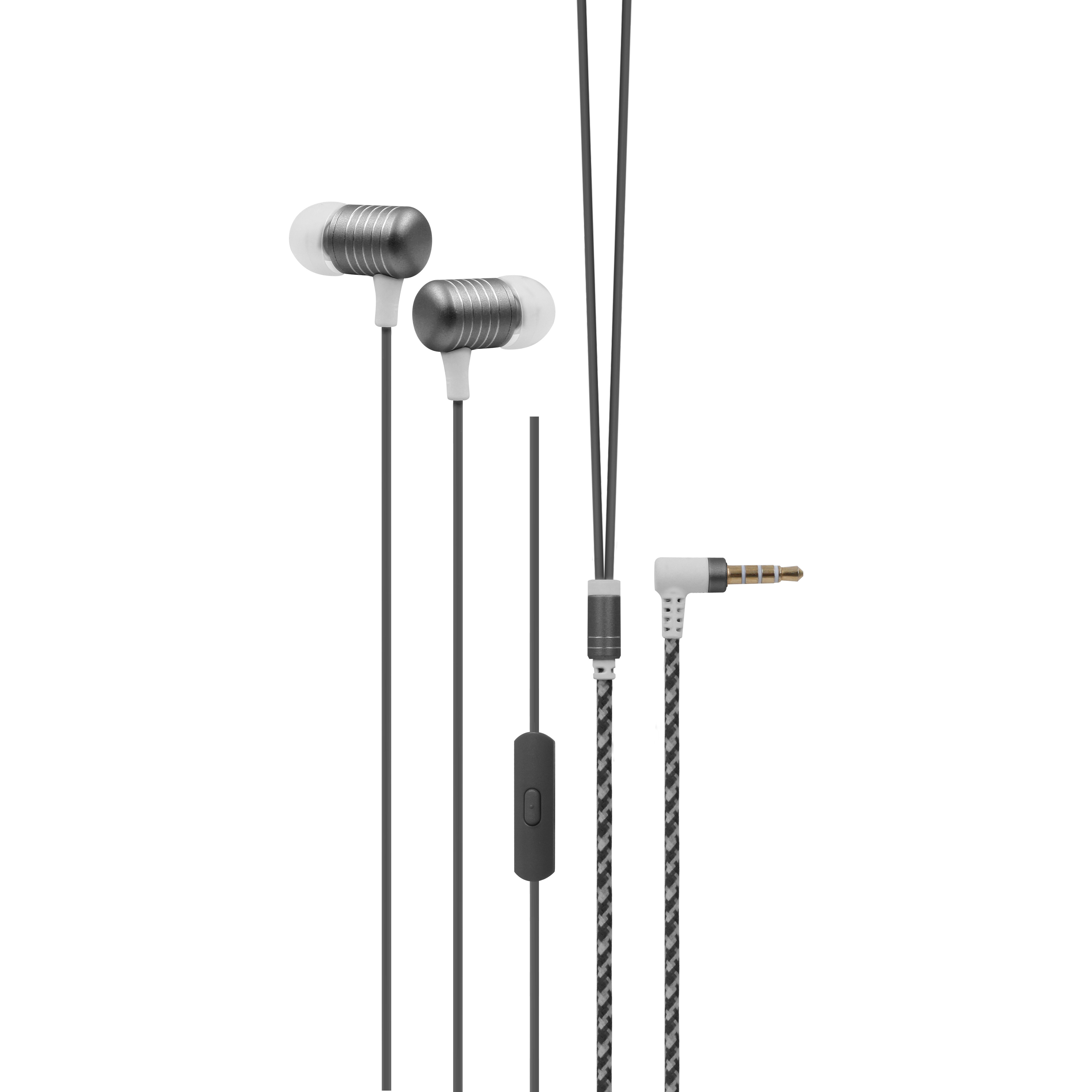 В ухе 1.2m 18ohm 3,5 Mm связали проволокой наушник для микрофона