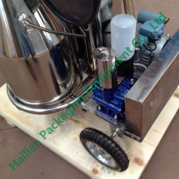 Ведро двойника доильщика коровы вачуумного насоса портативное для домочадца