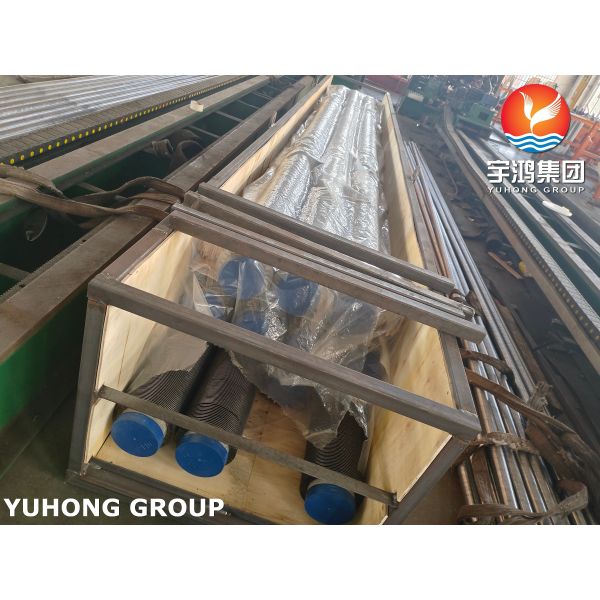 HFW Fin Tube ASTM A312 TP347H Stainless Steel Spiral Fin tube For Economizer