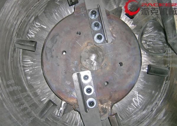 Three Phase Plastic Agglomerator Machine Sync Chromium Blade Heat Treatment Shaft