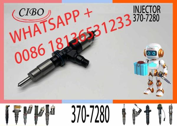 Excavator Injector Engine C9 Diesel Fuel Injector 370-7280 295050-0331 3707280 2950500331