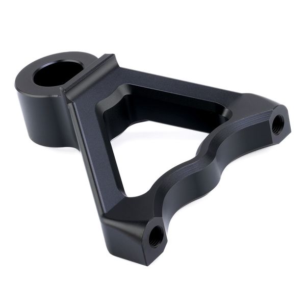 Aéronautique Aluminium 7075 Traitement Prototypage rapide Alliage d'aluminium Anodisé Pièces noires