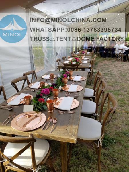 Luxury Clear Roof Top Wedding Party Tent Event Canopy for 200 People