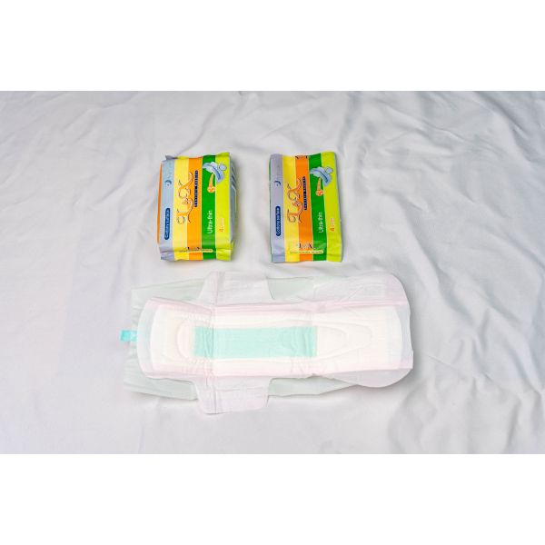283mm Menstrual Pad 96 Packs Per Case Comfortable Absorbent Breathable Sanitary Protection Bulk Packaging