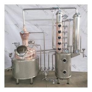 Equipamento de destilação de álcool de cobre vermelho de 24 kW GHO 150L