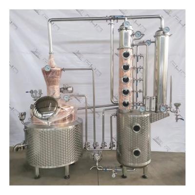 Equipamento de destilação de álcool de cobre vermelho de 24 kW GHO 150L