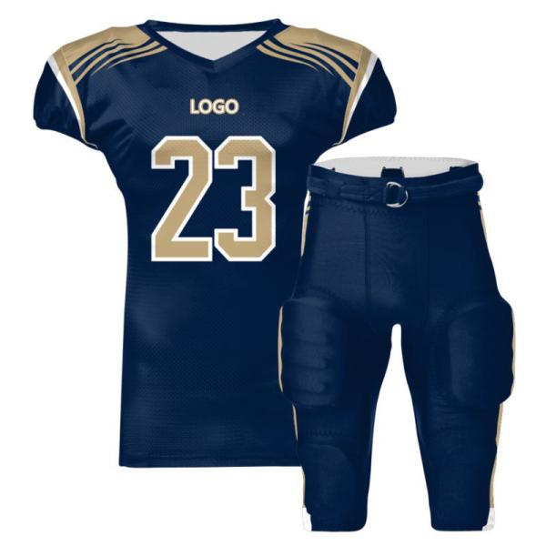 Breathable Youth Printed Football Jersey Kits Anti UV Quick Dry