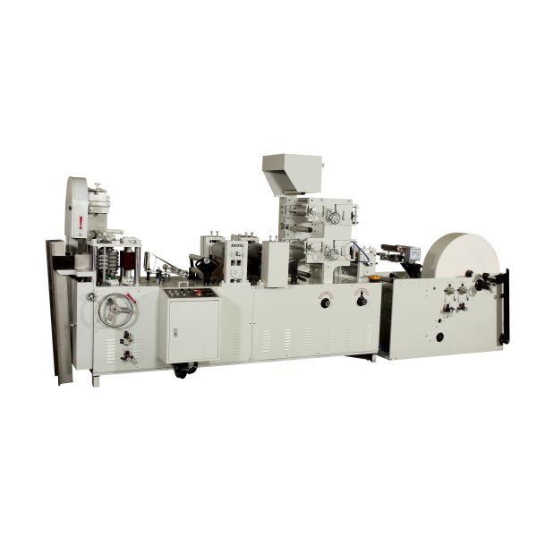 PLC Control Napkin Manufacturing Machine Automatic Napkin Production Machine 3.5 KW