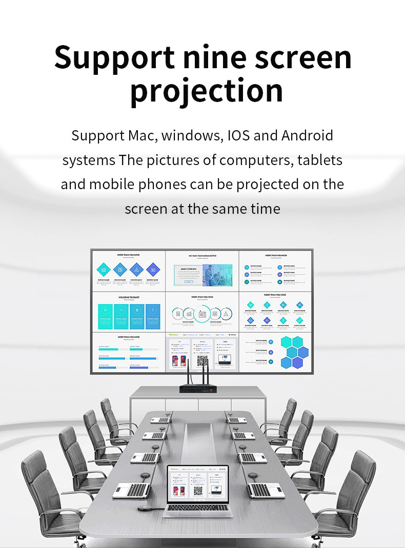CE 60hz решения системы представления конференц-зала 4K беспроводной для Switcher KVM