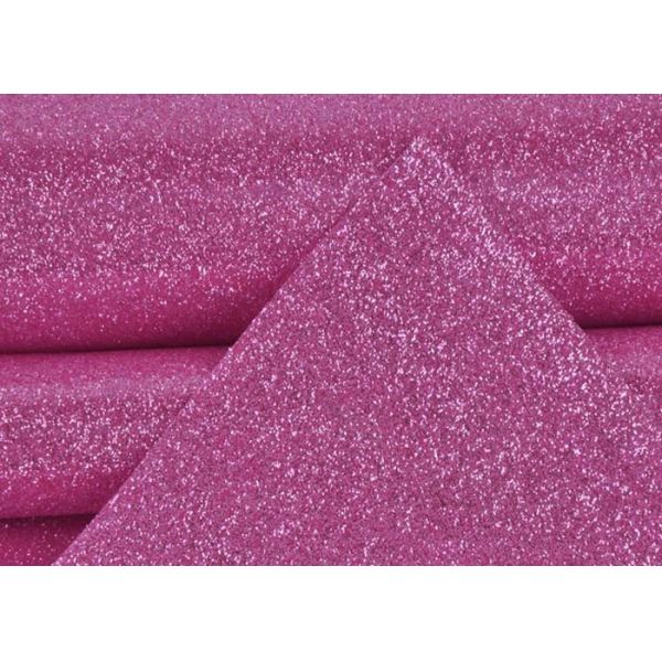 Glitter Sand Material Shiny Glitter Fabric Children Handmade With Pvc Backing