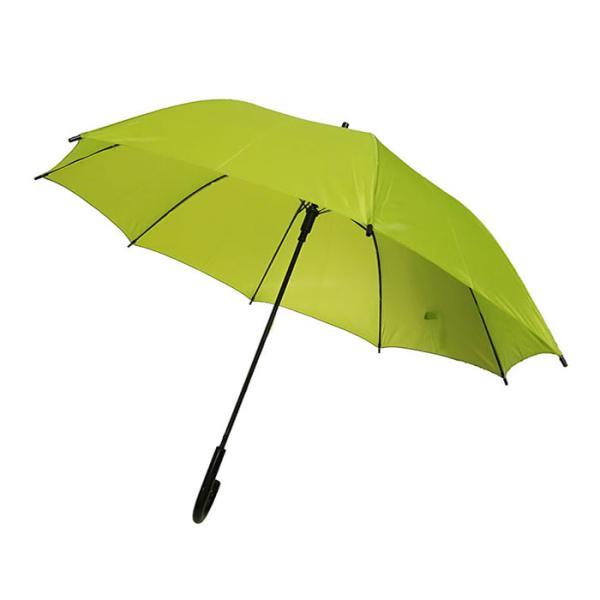 Guarda-chuva automático da vara da tela do Pongee de 35 polegadas de comprimento