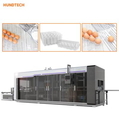Plástico reusável de Thermoforming da máquina da bolha de Tray Making Machine Egg Carton do ovo do PLC