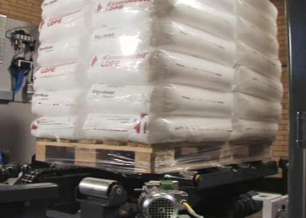 Automatic Film Stretching Machine , Stretch Film Wrapping Machine Touch Screen