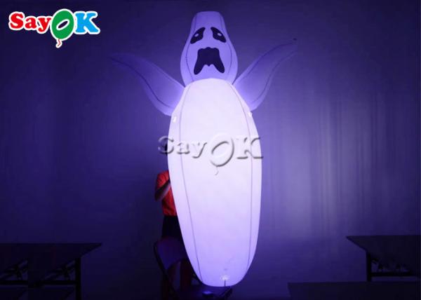 modelo inflável decorativo 5ft exterior For Parade Adornments do diodo emissor de luz Ghost de 1.5m