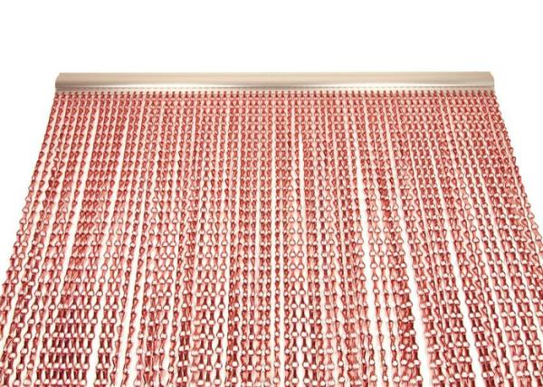 Vertical Hanging Anodizing Finished Chain Door Fly Screen