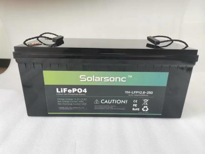 250 oh système solaire de la batterie 100ah 200ah 80ah de 12v Lifepo4 outre de batterie de grille