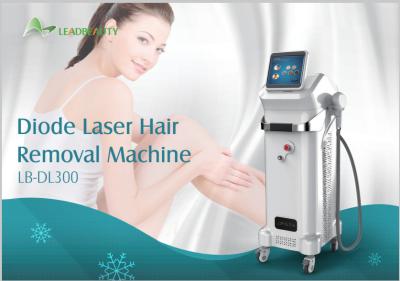 Triple wavelength diode laser hair removal machine with painless and permanently foe all skin color
