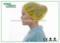 Utilisation hôtelière Caps de douche en plastique jetables imperméables à l'eau Colorisés Taille libre pour usine / transformation alimentaire