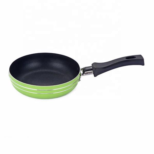 Factory Price Cookware 12/14/16 CM Multi-color Frypan Non Stick Mini Pans Eggs Cooking Pan Fry Pans With Bakelite Handle