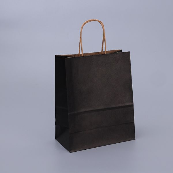 Take Away Food Packaging Kraft Paper Bag with Your Own Logo Custom Recyclable Shopping Bag