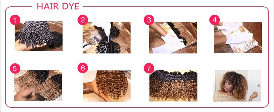 Hot Beauty Women's Full Lace Human Hair Wigs Kinky Style With Natural Hairline