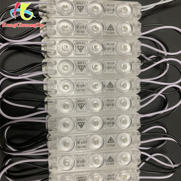 Впрыска 2835 модуля 2W AC110V объектив 3 светов привела модуль для письма канала