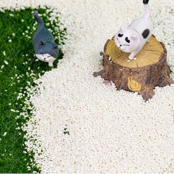 Litière pour chat à base de manioc désodorisant et non poussiéreuse, non collante, à base de tofu