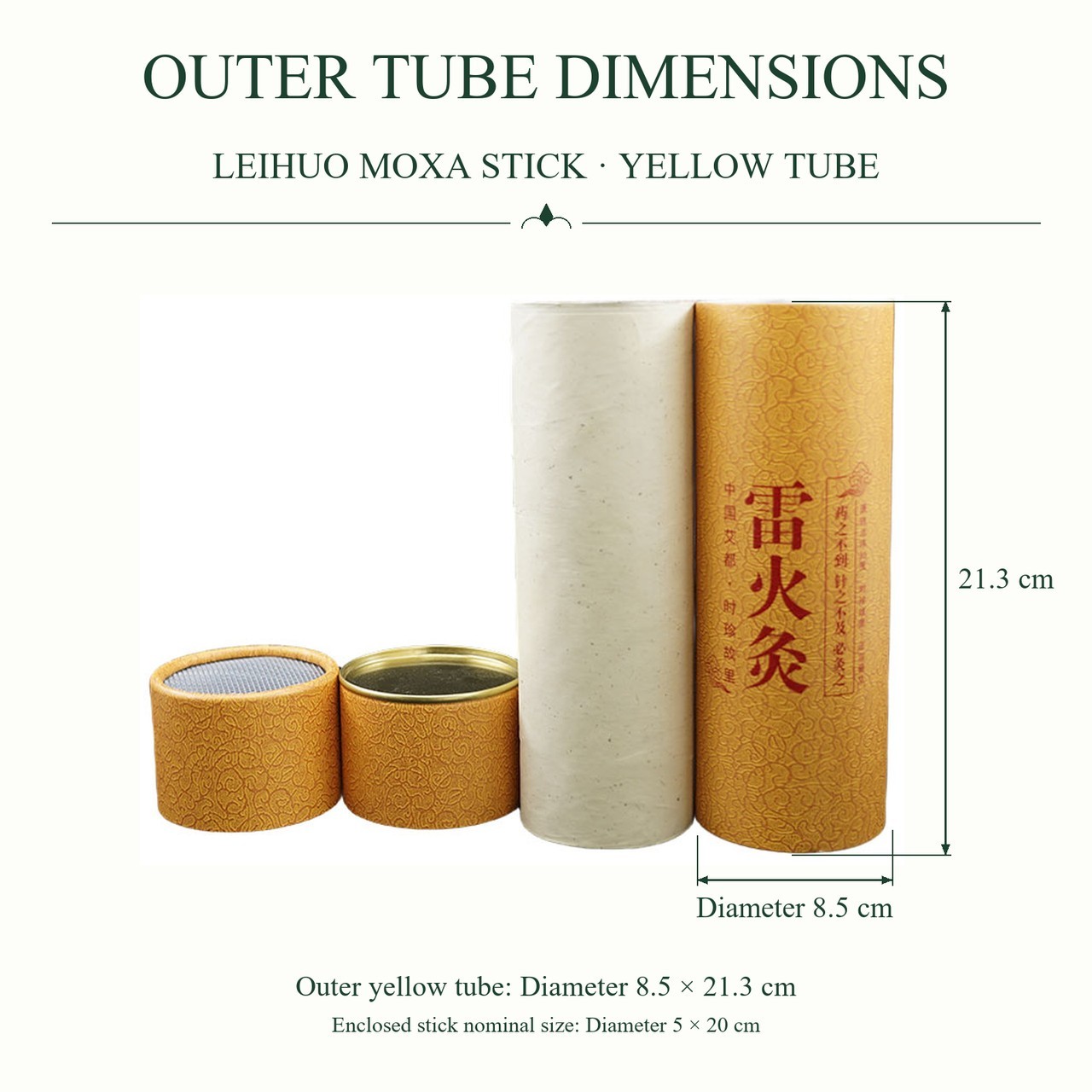 Thunder Moxa Roll with Yellow Printed Tube for Wholesale Supply