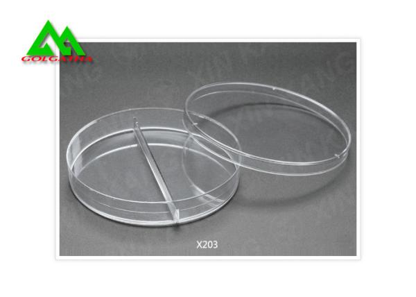 Sterile Square / Round Disposable Petri Dish With Lid Plastic Medical Grade