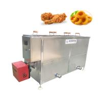Alimento profundo do potenciômetro 380v do gás comercial que frita a máquina