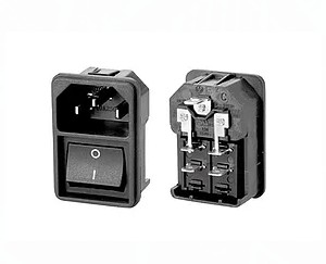 White Or Black PC Wall Argentina Electrical Sockets 3 Poles Female Round Single Power Outlet 10A 250V Grounded 2500W