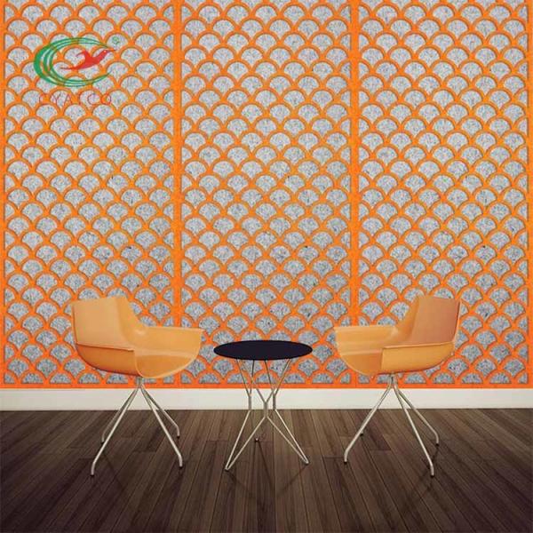 Durable Moistureproof Acoustic PET Panels , Fireproof Hanging Sound Absorbing Panels