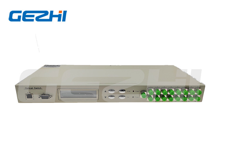 Одиночный режим и мультимодный Rackmount оптически переключатель 1X16 для безопасных связей