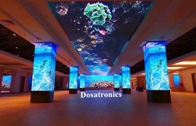 90 graus encurralam a parede video das exposições de diodo emissor de luz HD de P3mm com CE/ROHS