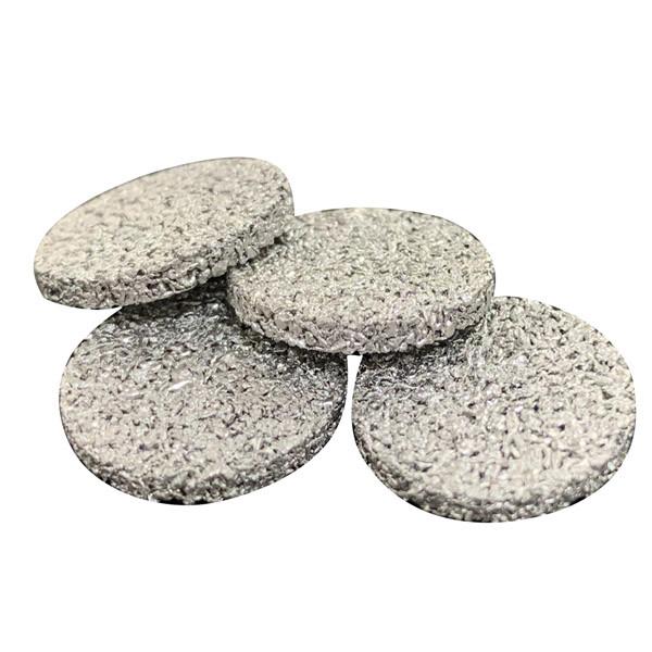 SS316L Stainless Steel Sintered Filter Disc 10um For Recovery Catalyst