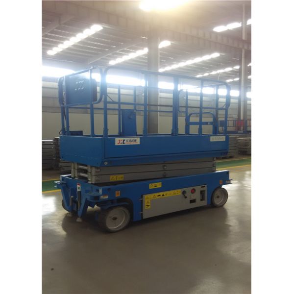 Vertical 6m Electric Scissor Lift Aerial Construction Work 1.86*0.76*2.19m
