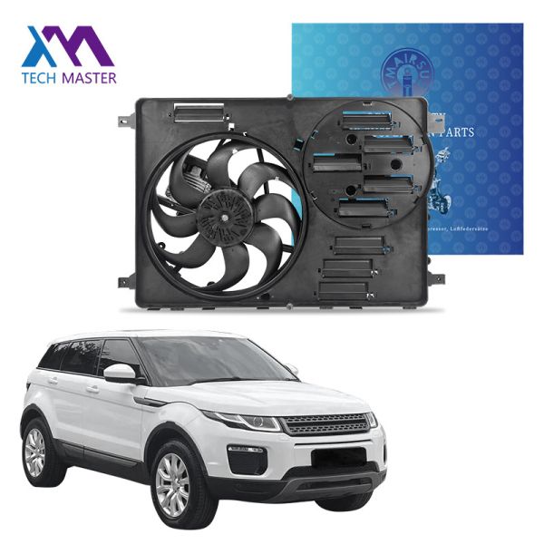 100% probado Top 600W de alambre largo auxiliar de refrigeración radiador ventiladores eléctricos para Land Rover