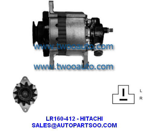 LR180-751 LR180-762 - HITACHI Alternator 12V 80A Alternadores
