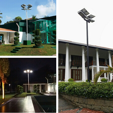 IP65 Outdoor Integrated Street Light With Adjustable Solar Panel , 30W Output