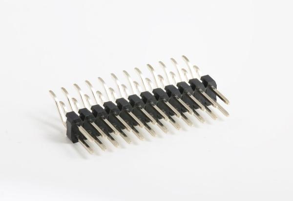 Dual Row Board To Board Connector 2.54mm Pitch 2 pin 20 pin 80 pin Straight PCB