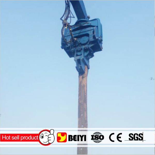 Beiyi V330 Good Performance Hydraulic Excavator Mounted Vibratory Piling Hammer
