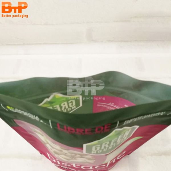 950g Pistachio Nuts Stand up Zipper PET Laminated PE Packaging Pouch for Snack Bag Dried Fruit Doypack Package