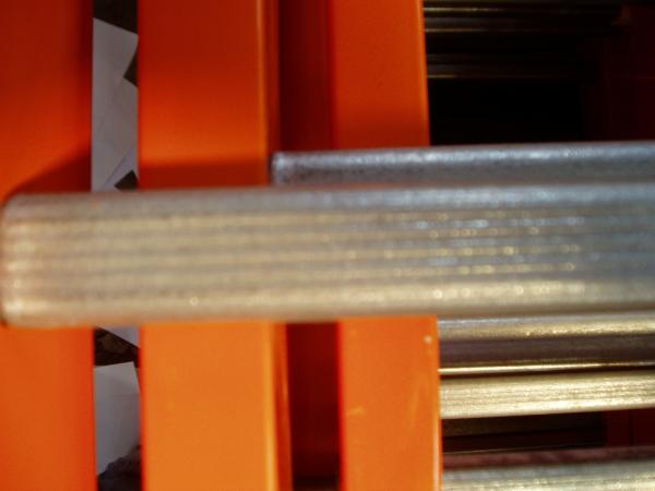 Straight Steel Scaffolding Ladder Single Section Powder Coated