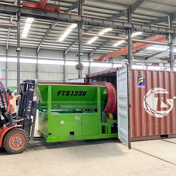 Mobile Firewood Cleaner Trommel Screen Machine Discharge Size as Request Mobile Design